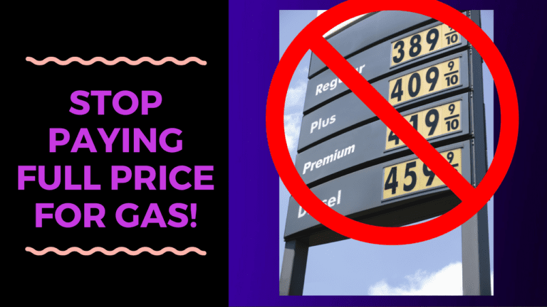 NEVER PAY FULL PRICE FOR GAS AGAIN!