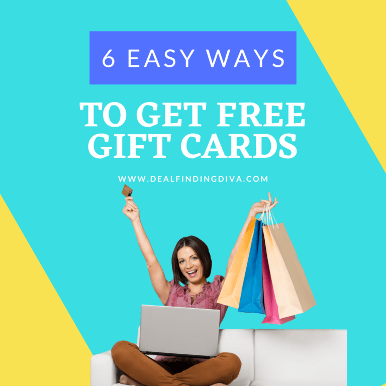 6 EASY WAYS TO GET FREE GIFT CARDS