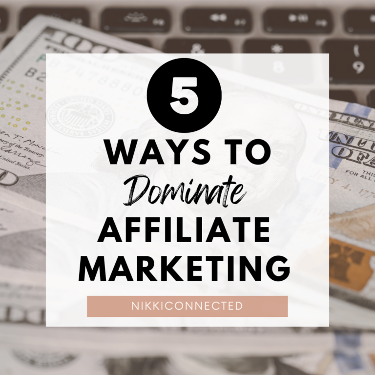 5 Tips to Dominate Affiliate Marketing [And Earn Money While You Sleep!]