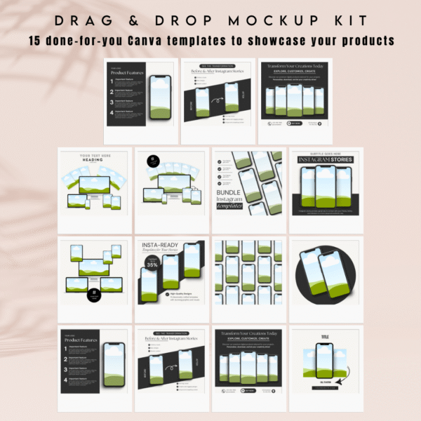 DRAG & DROP MOCKUP KIT