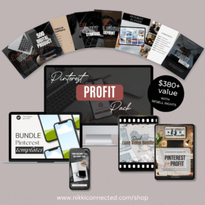 The Pinterest Profit Pack: 775+ Videos, Drag & Drop Templates, Guides (Includes Resale Rights)