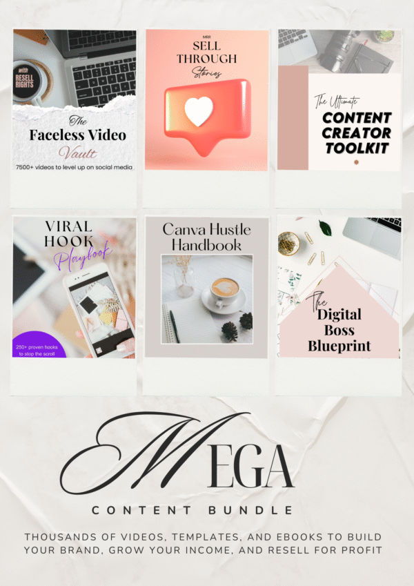 The Mega Content Bundle: 7500+ Videos, Resale Rights, and Tools for Success - Image 17