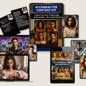 AI Character Content Kit – Create & Animate a Talking Digital Character That Works While You Sleep