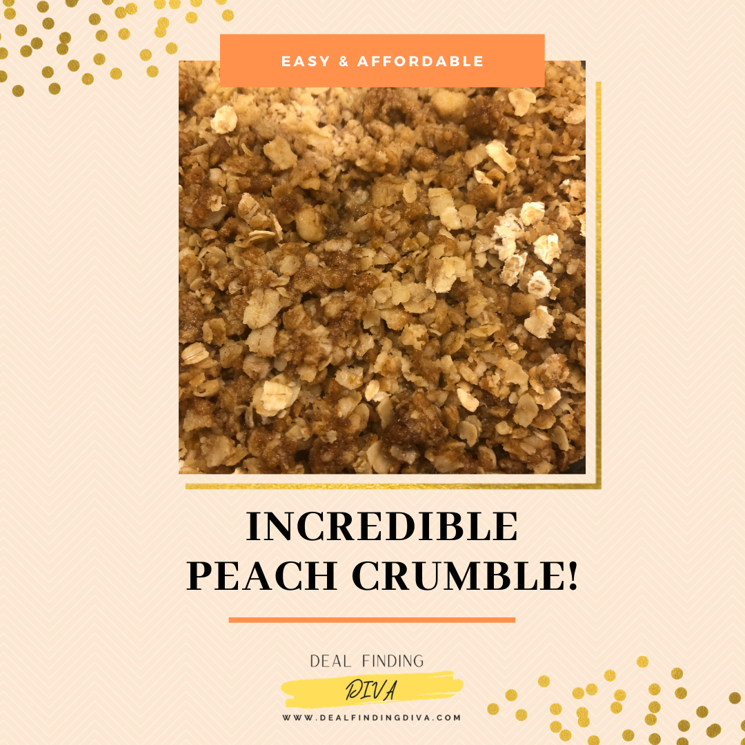 incredible peach crumble 2020