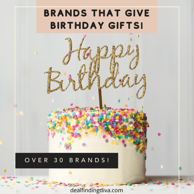 brands that give birthday gifts birthday freebies blog