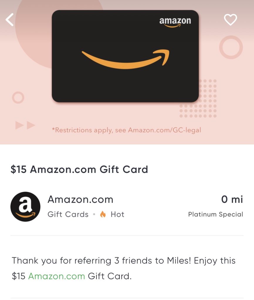 miles app best apps for free amazon gift card