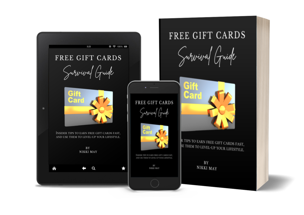 Free gift cards survival guide created by Nikki Connected. The best websites and apps to earn gift cards and cash.