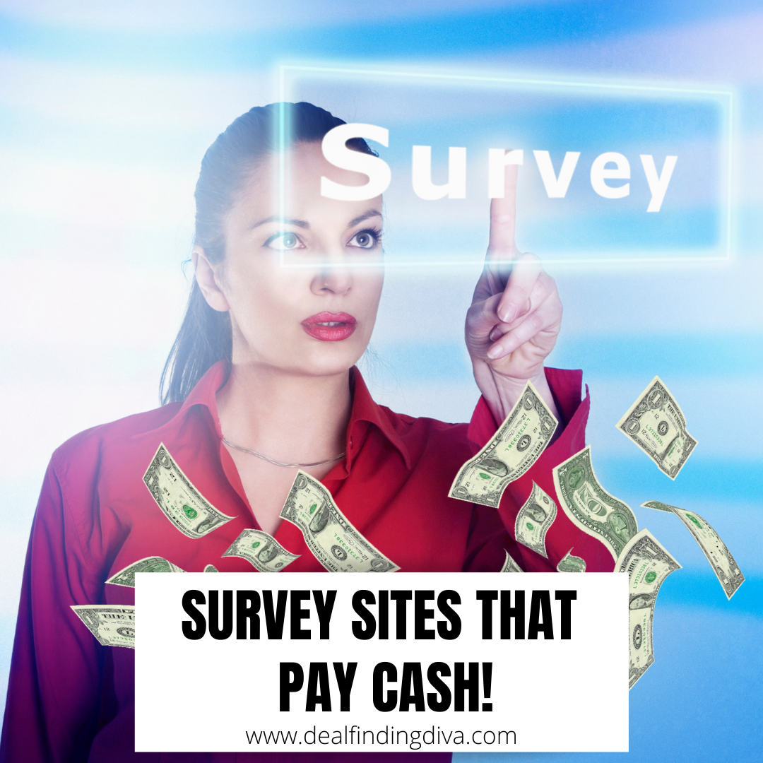 survey sites that pay cash and free gift cards